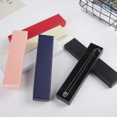 【YF】▣♚  22x5x3cm Rectangle Cardboard Jewelry Set for Necklace gift jewellery packaging Wedding Display