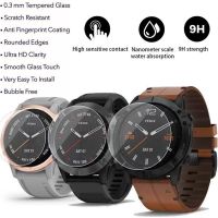 【Sleek】 ป้องกันกระจกเทมเปอร์สำหรับ Garmin Fenix 6 6S 6x แซฟไฟร์/ Pro Fenix 5S 5ปกป้องหน้าจอ