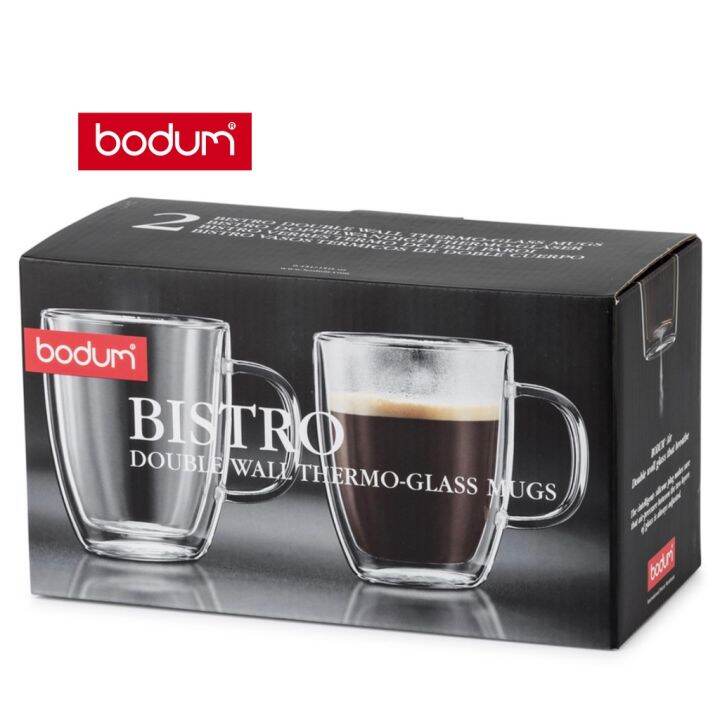 Bodum Microwave Safe Glass Cup Coffee Cup Mugs Double Wall Glass Mug