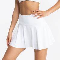 High Waist Exercise Yoga Golf Fitness Tennis Pocket Lining Light Proof Running Quick Dry Skirt Suitable for Running Yoga