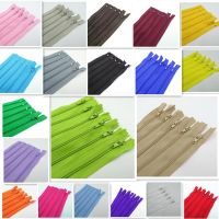 5Pcs 7.5-50Cm (3Inch-20 Inch)  Nylon Coil Zippers Suitable For Clothing (20 Colors) Door Hardware Locks Fabric Material