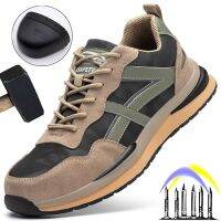 CODai424839 2022 Indestructible Shoes Anti-smash Anti-puncture Safety Shoes Men Wear-resistant Bottom Steel Toe Shoes Work Protection Shoes