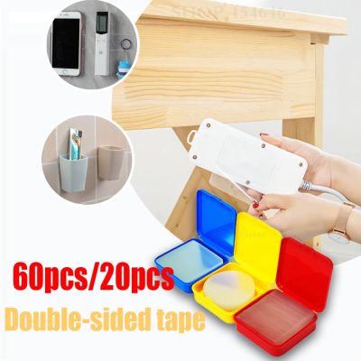 ❏✽❧ Reusable Magic Double Sided Stickers Tape Nano PVC Tape Washable Waterproof Wall Sticker Traceless Adhesive Transparent Tape 60p