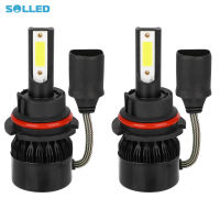 2PCS Car LED Headlight Bulbs 2 Side 360° Lighting COB LED 18000lm 6000K Ultra Bright Headlamp Conversion Kit 9V-24V