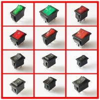 SPST KCD 3PIN 6PIN On/Off Square Rocker Switch DC AC 6A/250V Car Dash Dashboard Plastic Switch Dropshipping Electrical Circuitry  Parts