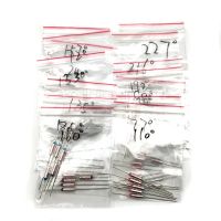 【YF】 13 Values 65pcs Assortment Kit Thermal Fuse 10A 250V Cutoffs 72C Degree - 240C Temperature