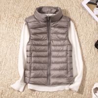 【HOT】☑▨ New Sleeveless Womens Ultra Down Vests Jacket Gilet Windproof Warm Waistcoat