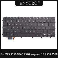 Newprodectscoming US Backlit Keyboard For Dell XPS 9550 9560 9570 Inspiron 15 7558 7568 Precision 5510 M5510 5520 5530 Backlight English Keyboard