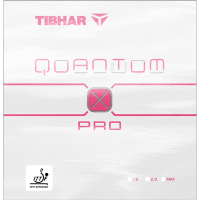 ยางปิงปอง TIBHAR QUANTUM X PRO PINK ยางสีชมพู ฟองน้ำ MAX