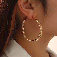 [COD] EZ4049 European and Big Earrings Korean Personality Fashion Female