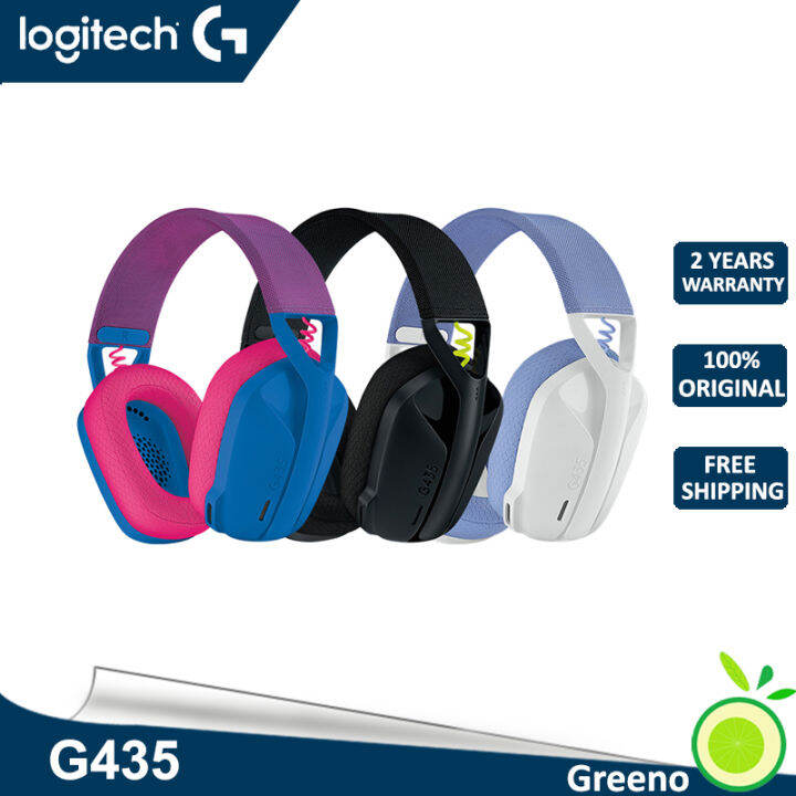 Logitech G435 Lightspeed Bluetooth Wireless Gaming Headset OverEar