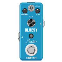 Rowin LEF-321 Bluesy Blues Overdrive Guitar Effect Pedal Aluminum Alloy Shell True Bypass Guitar Parts &amp; Accessories