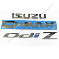 โลโก้ อีซูซุ ดีแม็ก ดีดีไอ แซท Logo ISUZU D-MAX Ddi Z ติดท้ายกระบะ แต่งรถ ตัวนูน สีโครเมี่ยม สำหรับ อีซูซุ Isuzu D-MAX Ddi Z 2012-2019