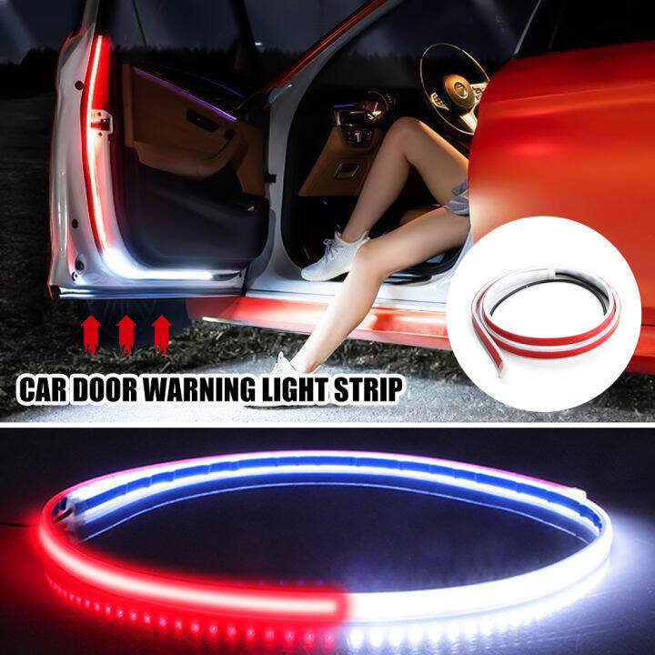 Car Door Decoration Light Strips Strobe Flashing Lights Safety