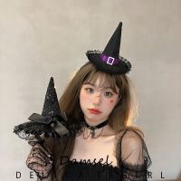 【jw】♨۞►  1pc New Headband Witch Headdress Pumpkin Hair Hoop Accessories Hat