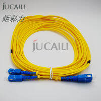 Jucaili 1 PC Printer Scsc Fiber Cable UPC Simplex 3.0มม. PVC Double Core Fiber Patch Cable สำหรับเครื่องพิมพ์ขนาดใหญ่