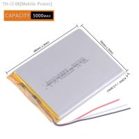 3wires 3.7V 5000mah (polymer lithium ion battery) Li-ion battery for tablet pc 7 inch MP3 MP4 [407095] replace High capacity [ Hot sell ] Makita Power