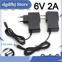 Dgdfhj Shop AC 100V-240V DC 6V 2A Power Supply Adapter LED Strips Light Power Supplies Converter Charger Switch US/EU plug