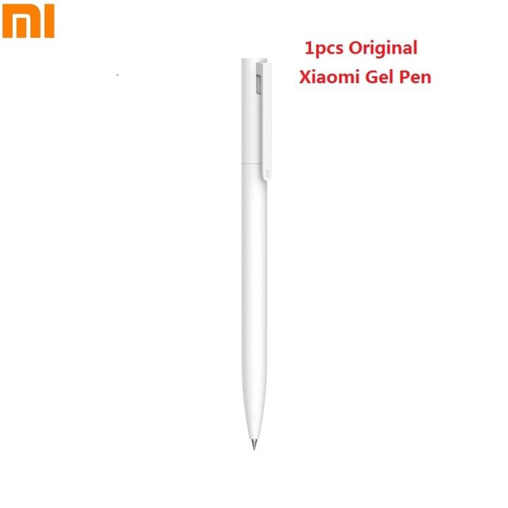 original-xiaomi-gel-pens-0-5mm-no-cap-bullet-pen-black-pen-press-core-premec-smooth-switzerland-refill-mikuni-black-blue-refil-pens