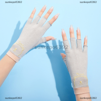 sunkepo6392 Nail Art UV GEL Protection โคมไฟเรืองแสง Anti-อัลตราไวโอเลตถุงมือเปิด-toed