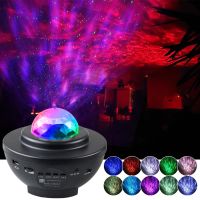 【CC】 Colorful Projector Nightlight Child Bluetooth USB Music Star Night Projection Lamp Gifts