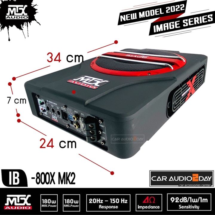 mtx-bassbox-ib-800x-mk2-ซับบ๊อก8นิ้ว-subbox-bassbox-เครื่องเสียงรถยนต์แถมฟรีชุดสายต่อ-ฟิวส์-มีชุดปรับเสียง-เบสบ็อกmtx