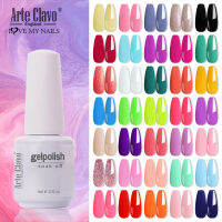 2022Arte Clavo Hybrid Varnishes 8Ml เจลทาเล็บทั้งหมดสำหรับทำเล็บมือกึ่งถาวร UV Gel Nail Lacquer Soak Off Base Coat