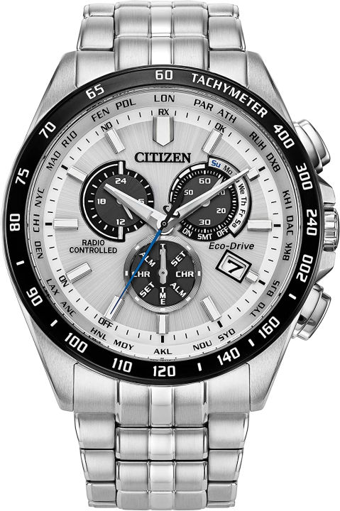 citizen-eco-drive-a-t-world-chrono-mens-watch-stainless-steel-silver-bracelet-silver-dial