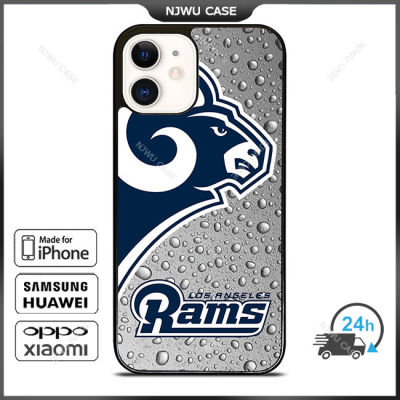 Los Angeles Rams Phone Case for iPhone 14 Pro Max / iPhone 13 Pro Max / iPhone 12 Pro Max / XS Max / Samsung Galaxy Note 10 Plus / S22 Ultra / S21 Plus Anti-fall Protective Case Cover