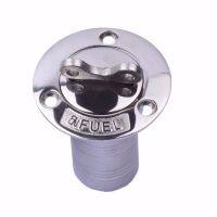 1.5 Stainless Steel Boat Deck Gas Fuel Filler with Key Cap Marine Fuel Fill Boat Parts Accessories