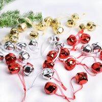 Christmas decoration supplies childrens arrangement gift pendant DIY gold and silver red bell pendant Christmas tree pendant 9