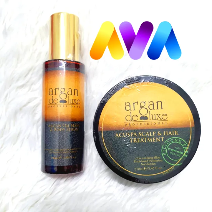 Argan Deluxe Argan Oil Hair & Body Serum 100ml / Argan Deluxe Acuspa