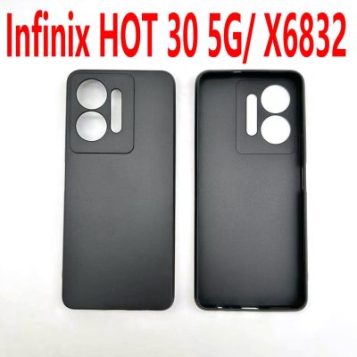 Casing Infinix HOT 30 5G Case Candy Color Matte Soft TPU Pro Camera Phone Cover With Silicone Lanyard