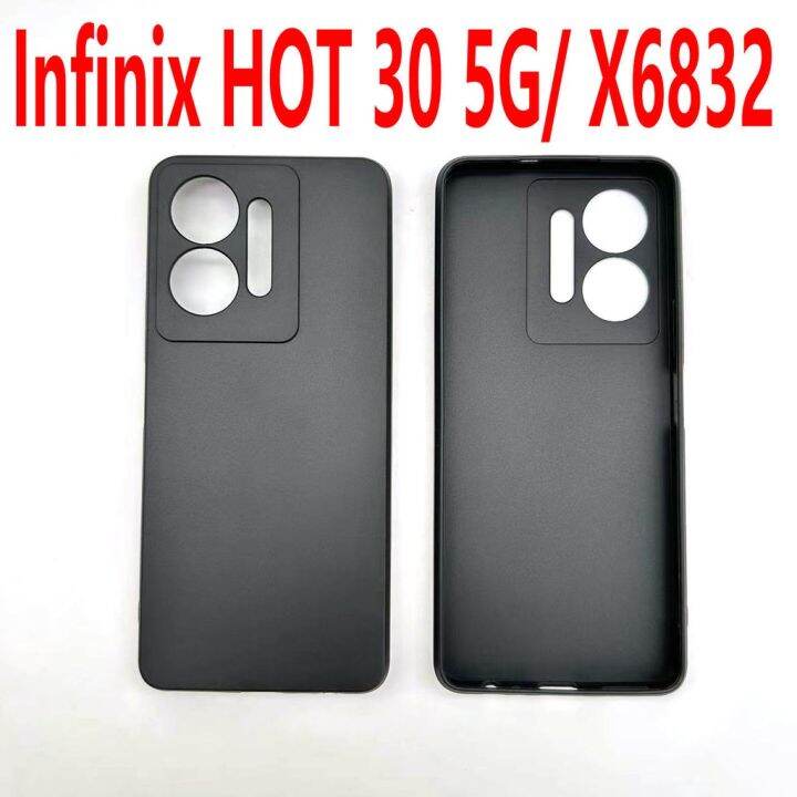 casing-infinix-hot-30-5g-case-candy-color-matte-soft-tpu-pro-camera-phone-cover-with-silicone-lanyard