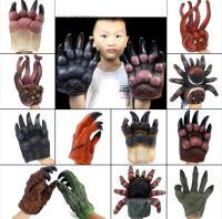 spider puppet Dinosaur Hand Puppet Animal Action Finger Children Interactive Toy Soft Gloves Model Gift Party Props