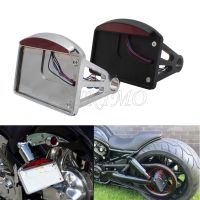 ซองใส่ใบขับบี่ LED ไฟท้ายติดตั้งด้านข้างแนวนอนตัวยึดสำหรับ Harley Boer Chopper ออกแบบได้ตามต้องการ