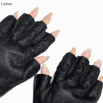 Women Fingerless Sun Protection Gloves Half Finger Sunscreen Anti