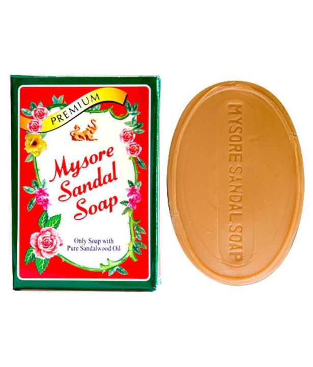 สบู่น้ำมันไม้จันทน์ Mysore Sandal soap 125 กรัม. ของใหม่ ของแท้