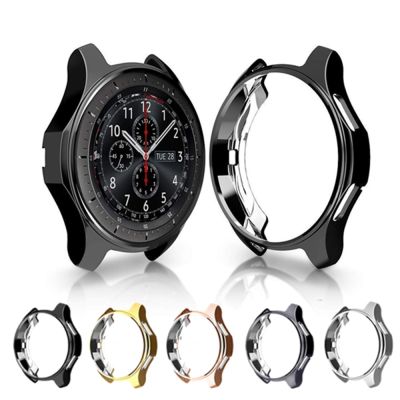 Protective Case For Samsung Galaxy Watch 46mm 42mm Case Protector Frame Cover Soft TPU Shell For Samsung Smart Watch 46mm/42mm Replacement Parts