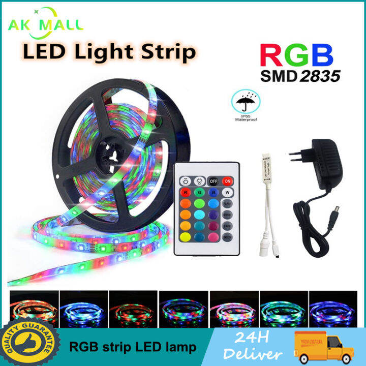 Led Strip Lights 5M 10M 15M 20M Waterproof Rgb Led Light with Remote ...