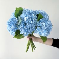 【hot】❃❧✈ Artificial Hydrangea Flowers Real Branches Decoration Wedding Bouquet Arrangement