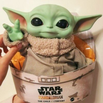 รูปปั้น Star War Mandalorian Little Baby YODA ขนาด 28 ซม. ของเล่นสําหรับเด็ก