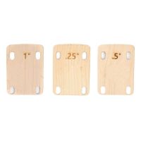 ；。‘【； Guitar Neck Shim Electric Guitars Wooden Gasket 0.25/0.5/1 Degree Adjustment Shims Musical Instrument Replacement Accessories