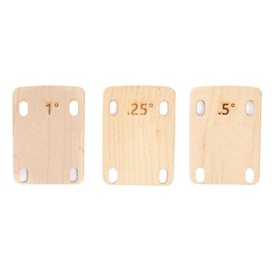 ；。‘【； Guitar Neck Shim Electric Guitars Wooden Gasket 0.25/0.5/1 Degree Adjustment Shims Musical Instrument Replacement Accessories