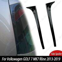 สำหรับ Volkswagen GOLF 7 MK7 Rline 2013-2019 ABS สีดำเงากระจกรถด้านหลังด้านข้างสปอยเลอร์ปีกสปลิตเตอร์คานาร์ดอุปกรณ์เสริม