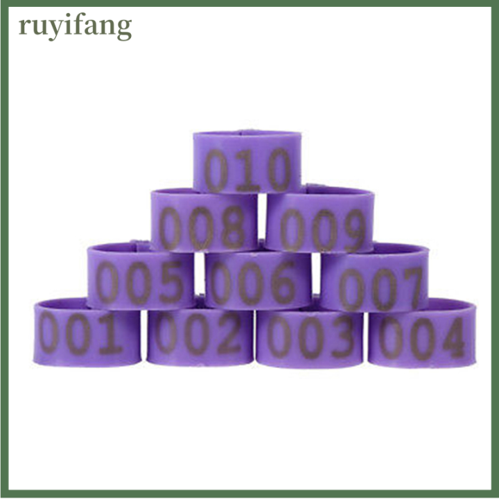 ruyifang-100x-16mm-clip-on-leg-band-แหวนสำหรับไก่เป็ดไก่ไก่ไก่ไก่ไก่ไก่ไก่ไก่ไก่ไก่