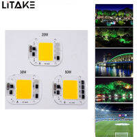 LITAKE AC 110V 20W/30W/50W ชิป LED แรงดันสูงแหล่งจ่ายไฟขับฟรี