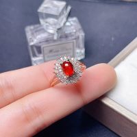 Natural Garnet Ring New shopkeeper recommends beautiful gift for women