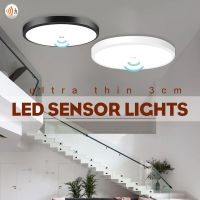 ZZOOI PIR Motion Sensor LED Ceiling Chandeliers Smart Home Lighting 32W 24W Water Proof Ceiling Pendant Lights For Hallways Corridor