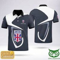 （all in stock）  2023 NEW -Custom Name United Kingdom Love Polo Shirt White jersey(FREE NAME LOGO CUSTOM)